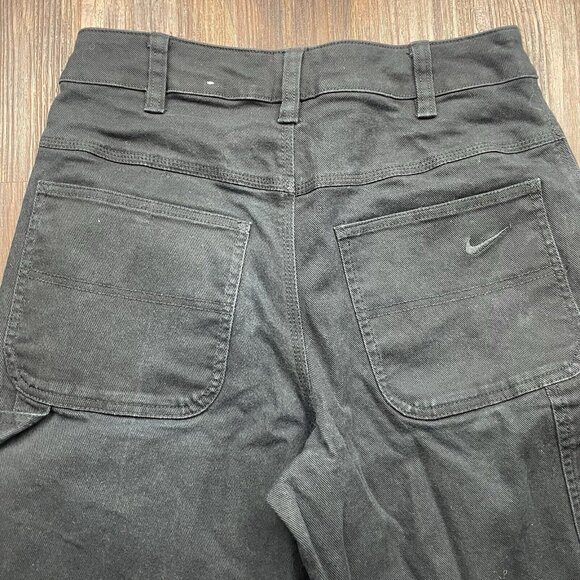 Nike 90’s Vintage Denim Black Jeans Loose Baggy Hip Hop Grunge Men’s Size 28 - Picture 4 of 11